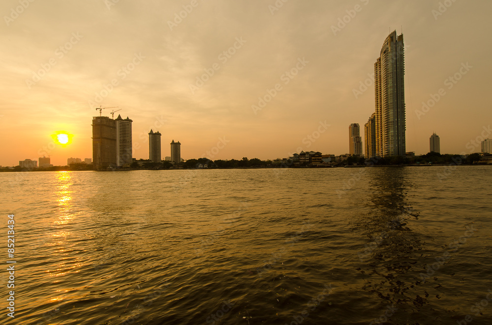 Bangkok with river