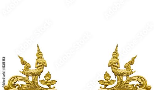 Kinnaree pattern thai style