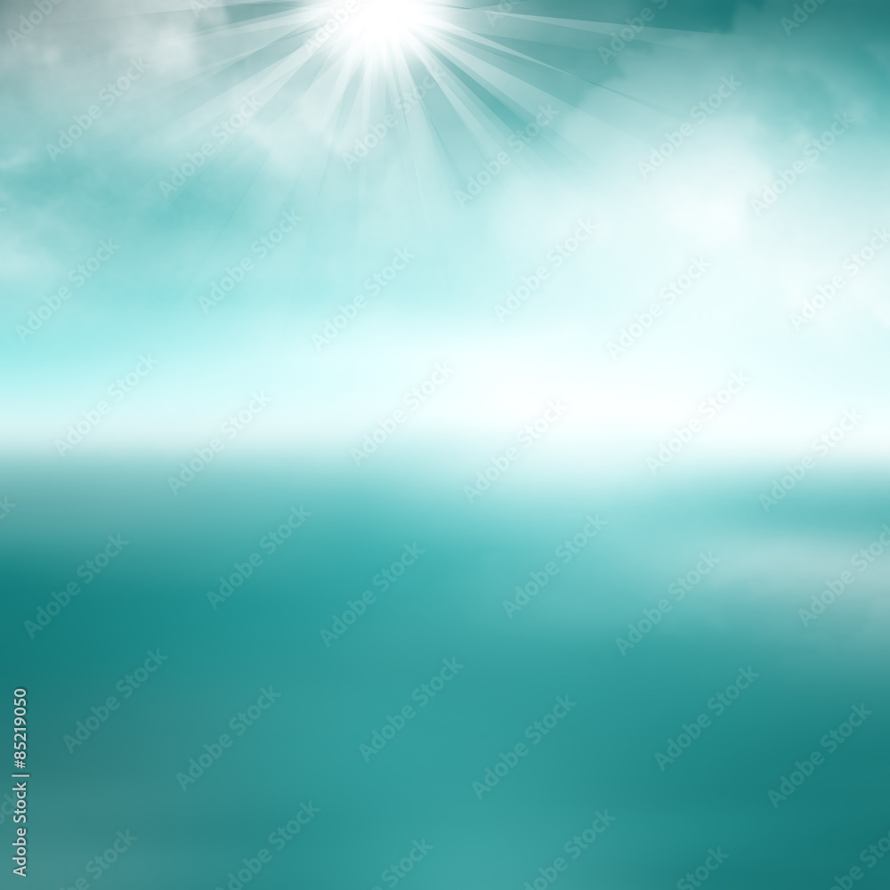 Fototapeta premium An abstract sea seascape