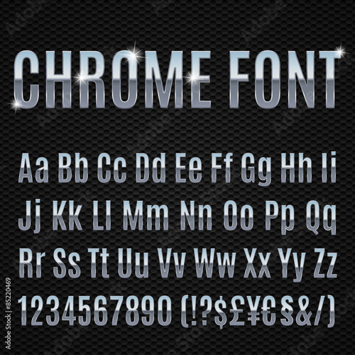 Chrome font