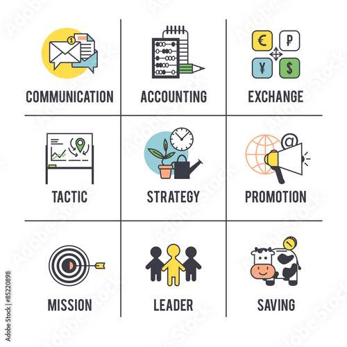 The business concept. 