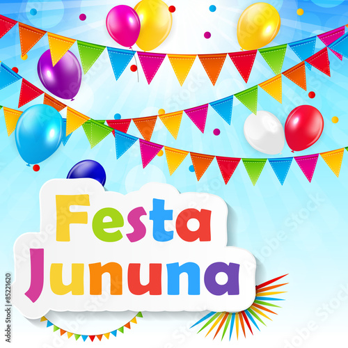 Festa Jinina Background Vector Illustration