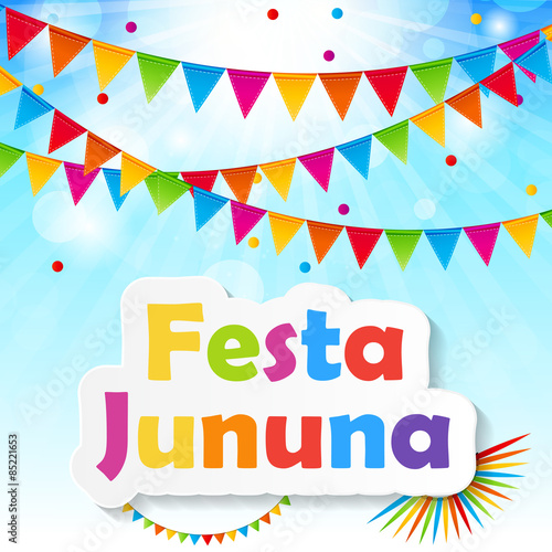Festa Jinina Background Vector Illustration