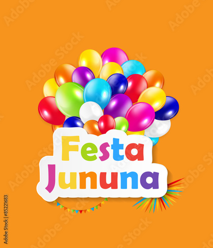 Festa Jinina Background Vector Illustration