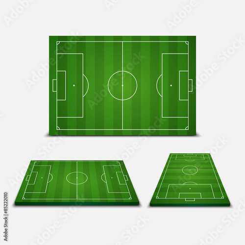 Soccer field - Vector illustration