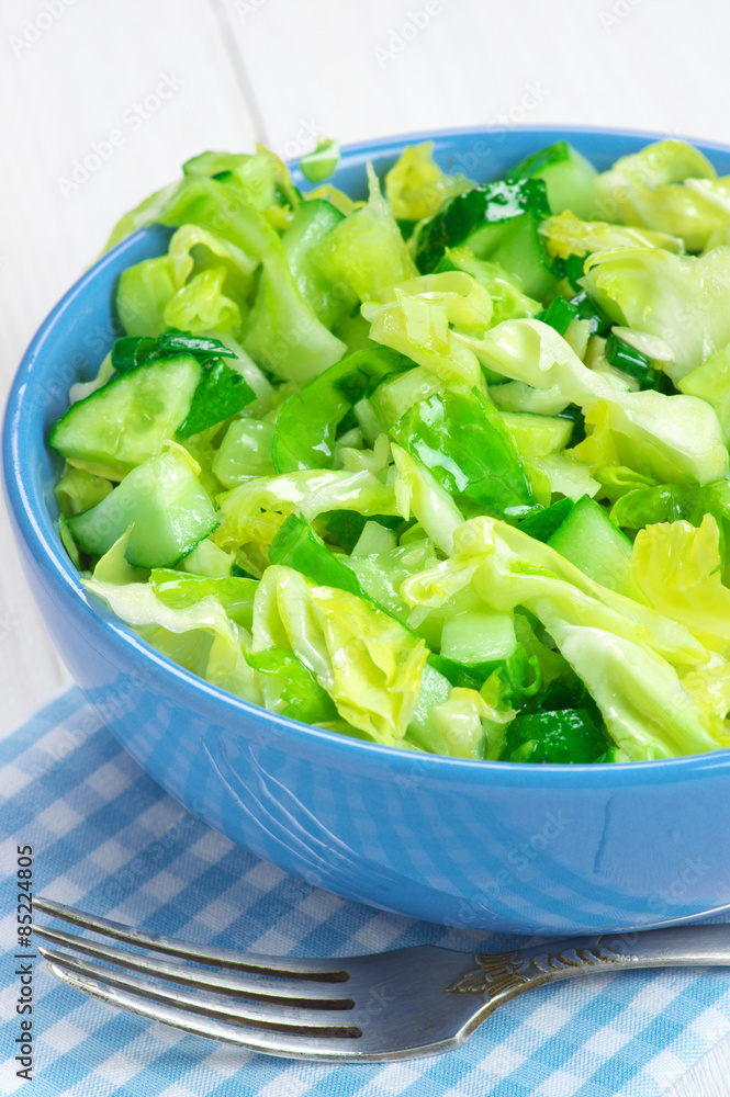 Vegetable salad in bowl Vegetable salad in bowl