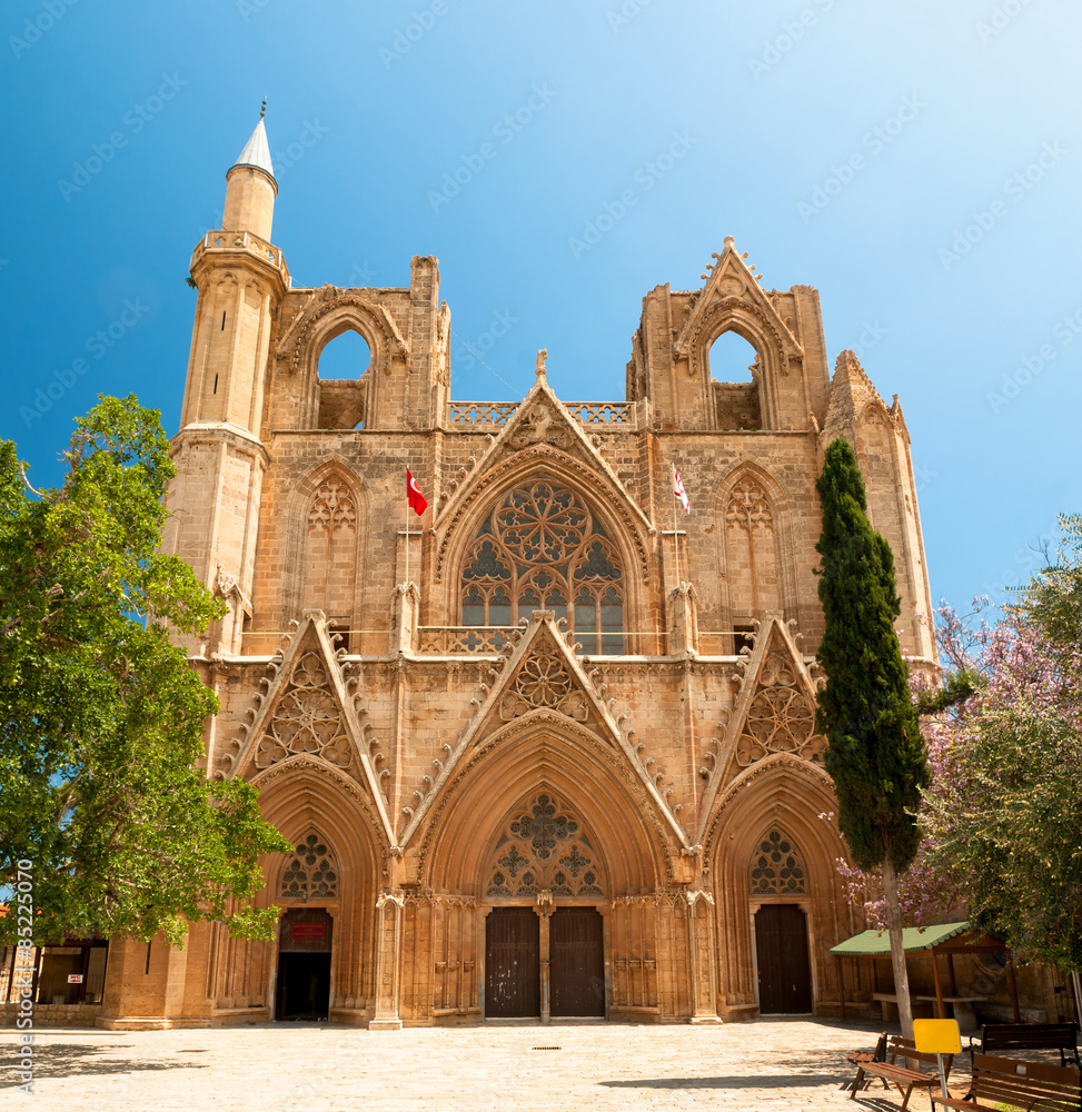 St. Nicholas Cathedral (Lala Mustafa Mosque), Famagusta, Cyprus.