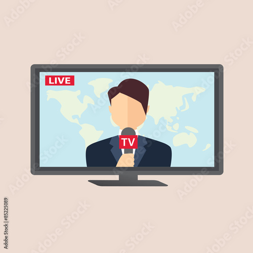 Professional news reporter