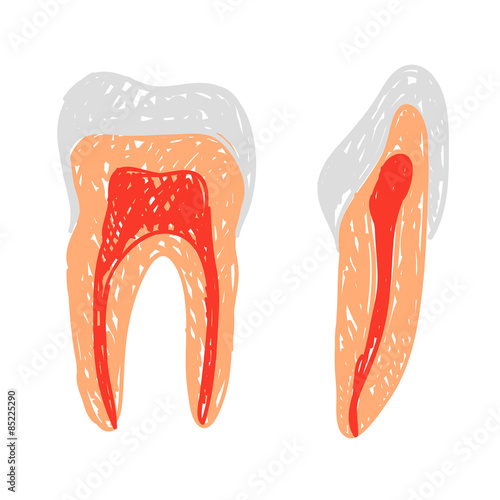 Teeth doodle
