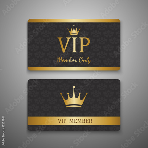 VIP card template,vector
