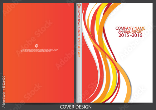 Annual report cover design