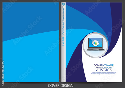 Annual report cover design