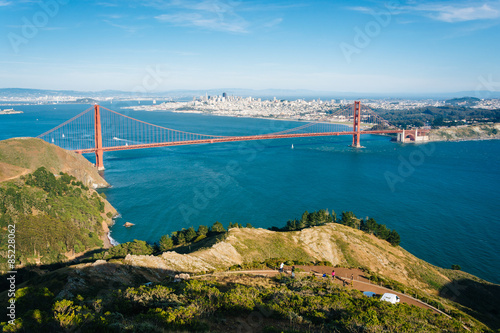 View of the Golden Gate Bridge from Hawk Hill, Golden Gate Nati