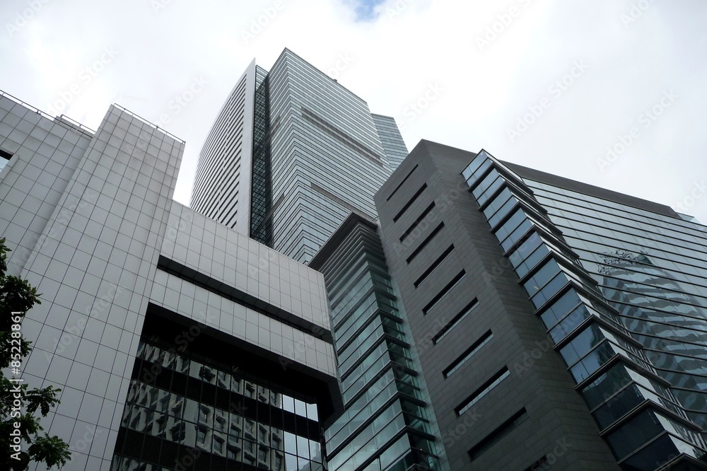 Obraz premium Hochhäuser in Hongkong