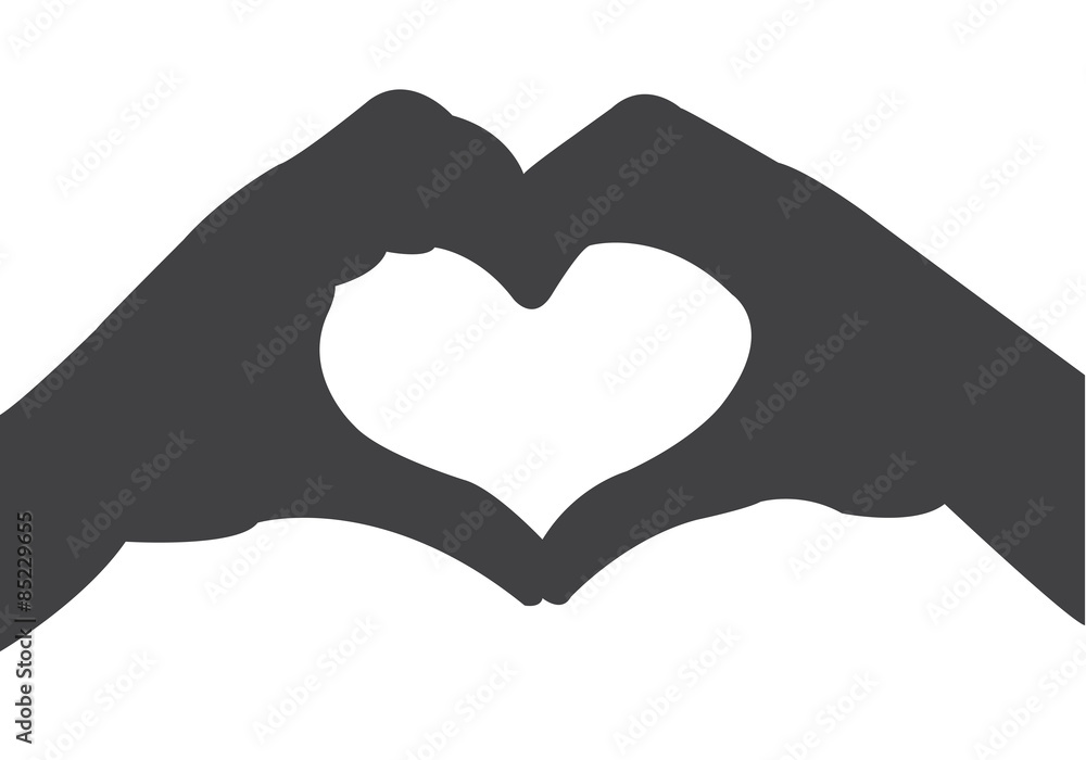 Fototapeta premium Heart by hands 