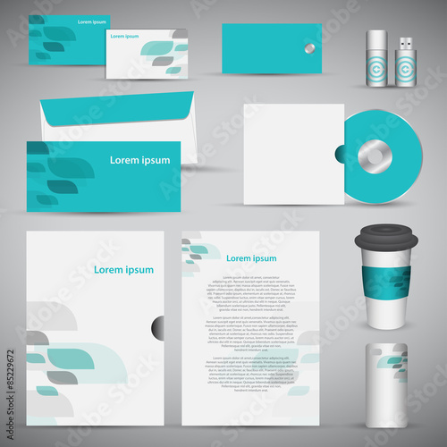 Stationery template design