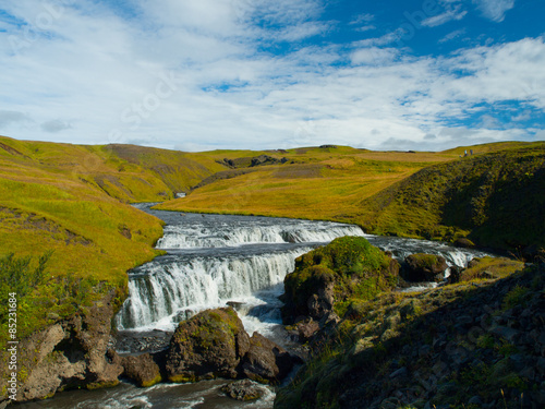 Small waterfall on Skoga river