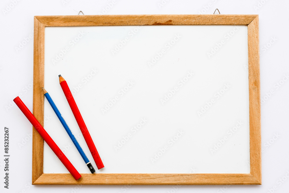 white board and pencil for education white board and pencil for education