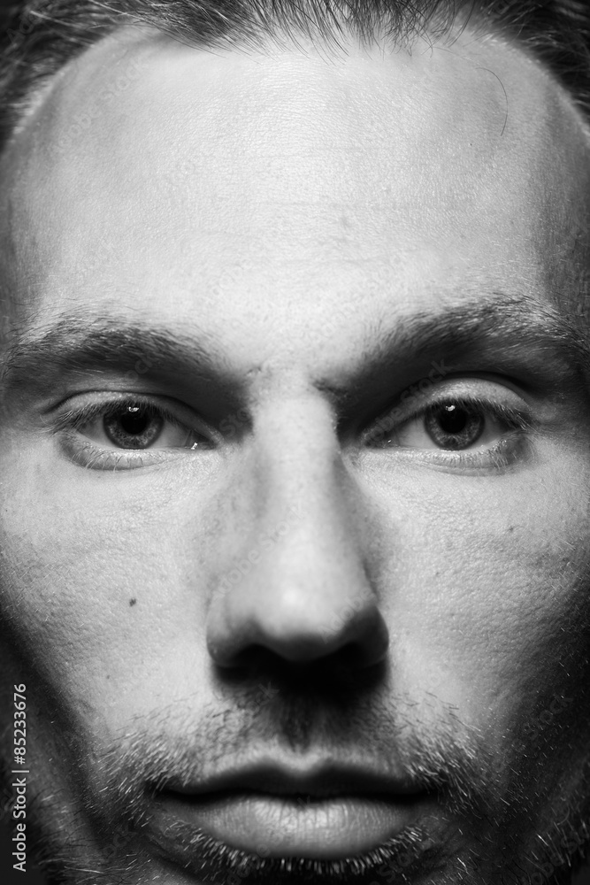 Real natural male beauty concept.Close up portrait of young man Real natural male beauty concept.Close up portrait of young man