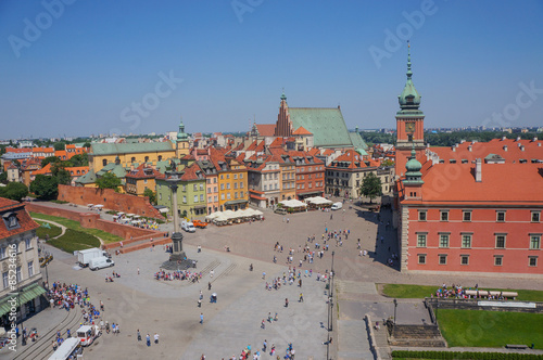 Warsaw, Poland. View from the top of the city hall.