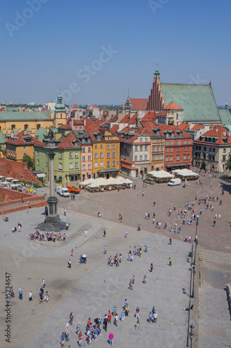 Warsaw, Poland. View from the top of the city hall.