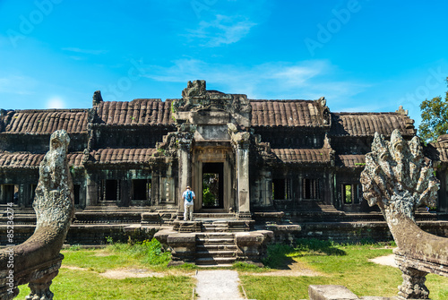 one of the libraries of the archaeological place of angkor wat in siam reap, cambodia © ahau1969