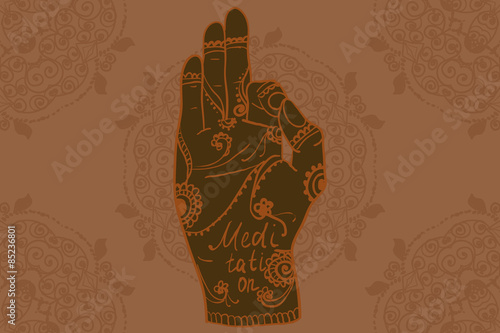Element yoga mudra hands