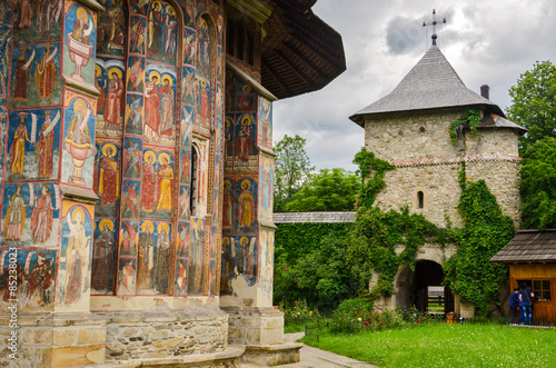 Moldovita monastery in Romania photo