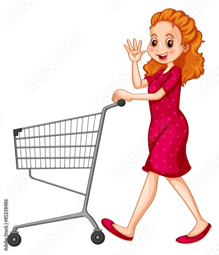 Woman shopping