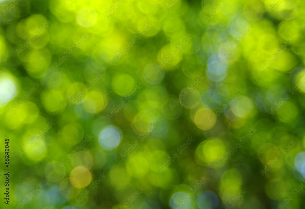 Obraz premium green bokeh
