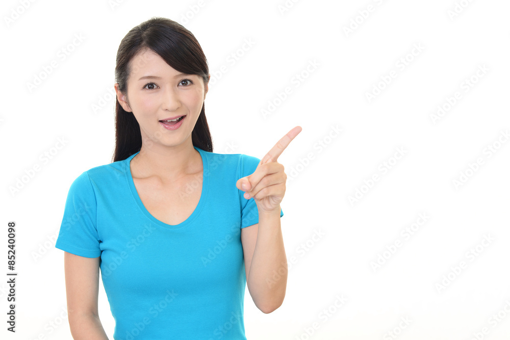 笑顔の女性 笑顔の女性