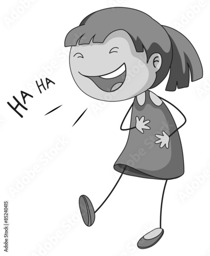 Girl laughing