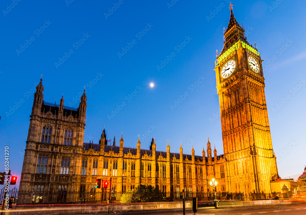 Obraz premium The Palace of Westminster, London