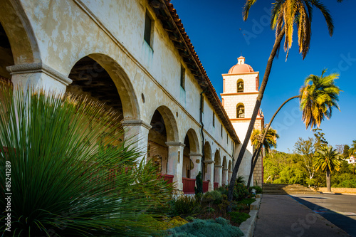 Old Mission Santa Barbara, in Santa Barbara, California.