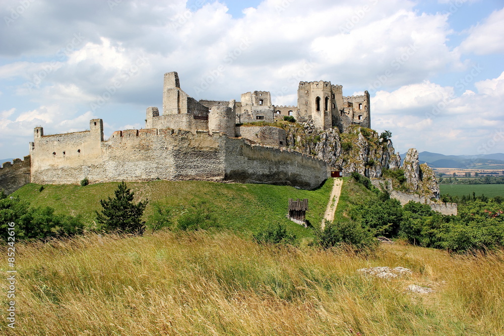 ruins of castle Beckov, Slovakia