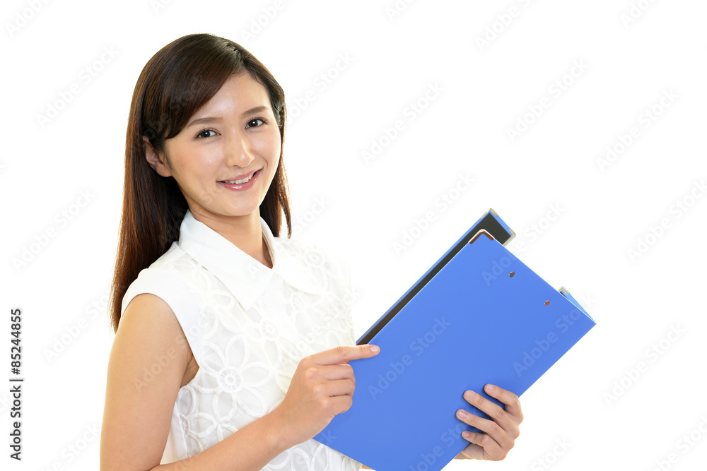 笑顔の女性 笑顔の女性