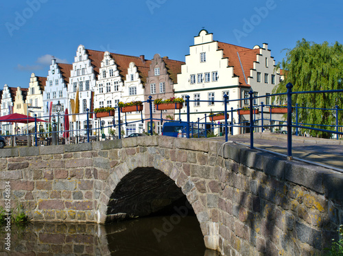 friedrichstadt,historische stadt in schleswig-holstein,norddeuts photo