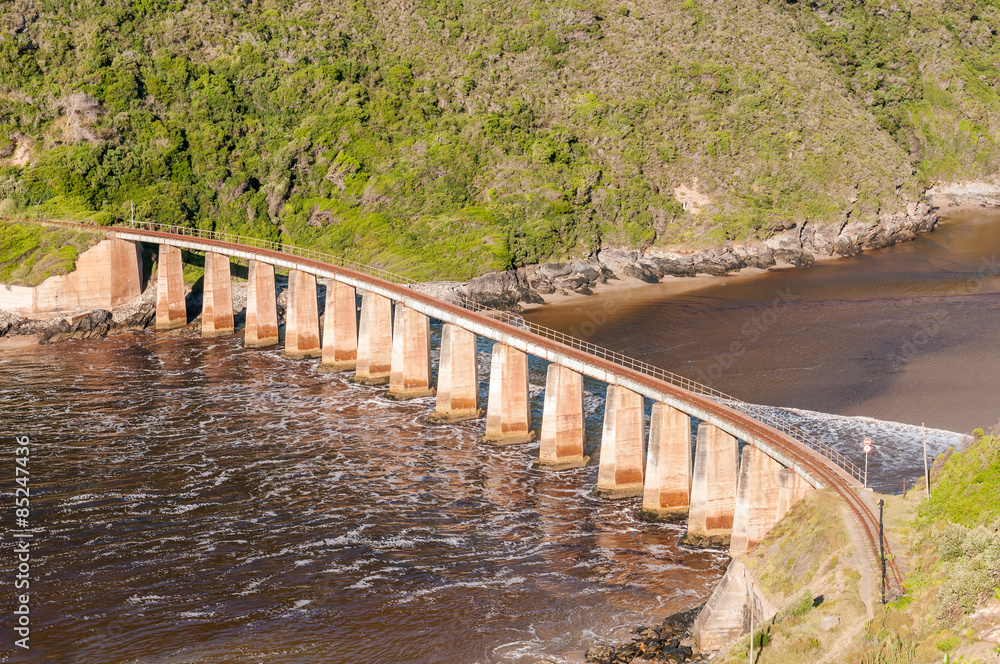 Railway bridge over the Kaaimans River Railway bridge over the Kaaimans River