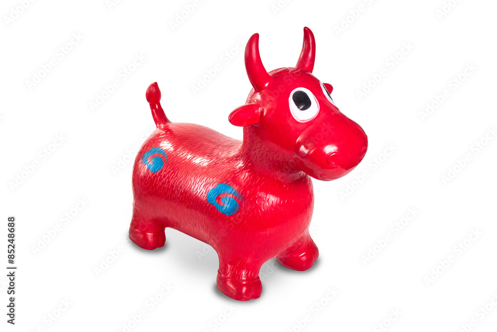 Obraz premium красный бык