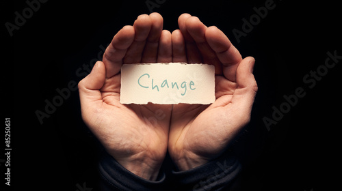 Slika na platnu Change Concept.