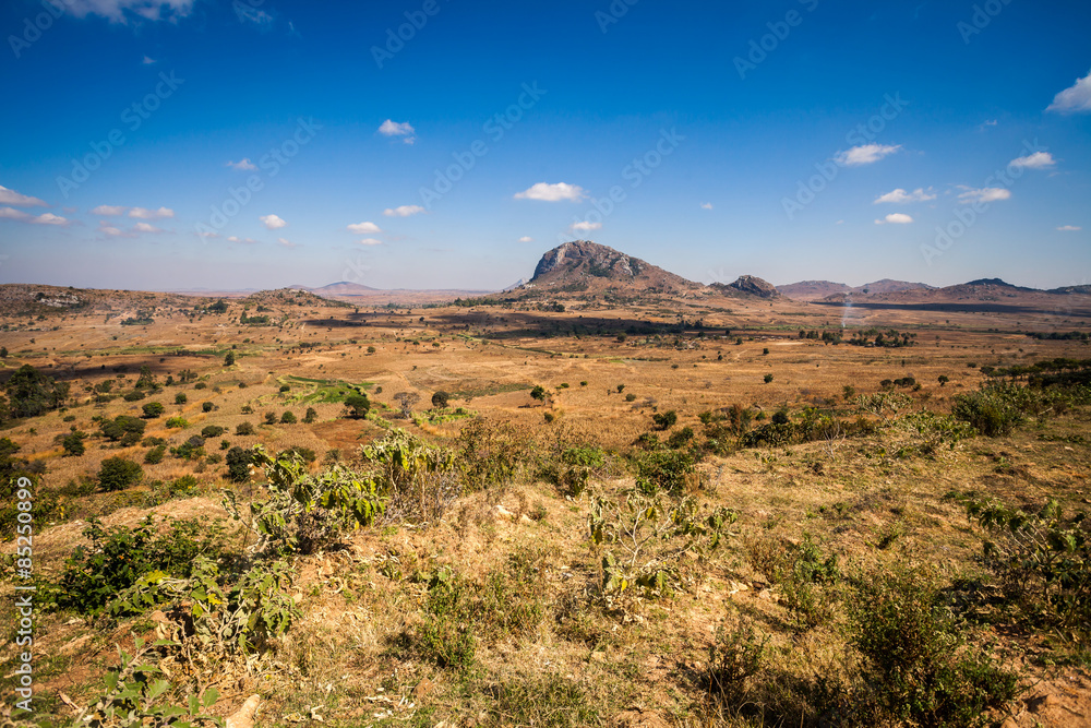 Papier peint photo avec Étendues sauvages du paysage africain #85250899