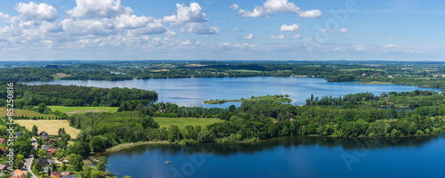 Panorama Luftbild-See in Schleswig Holstein