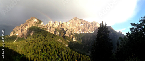 Arcobaleno sul Monte Civetta