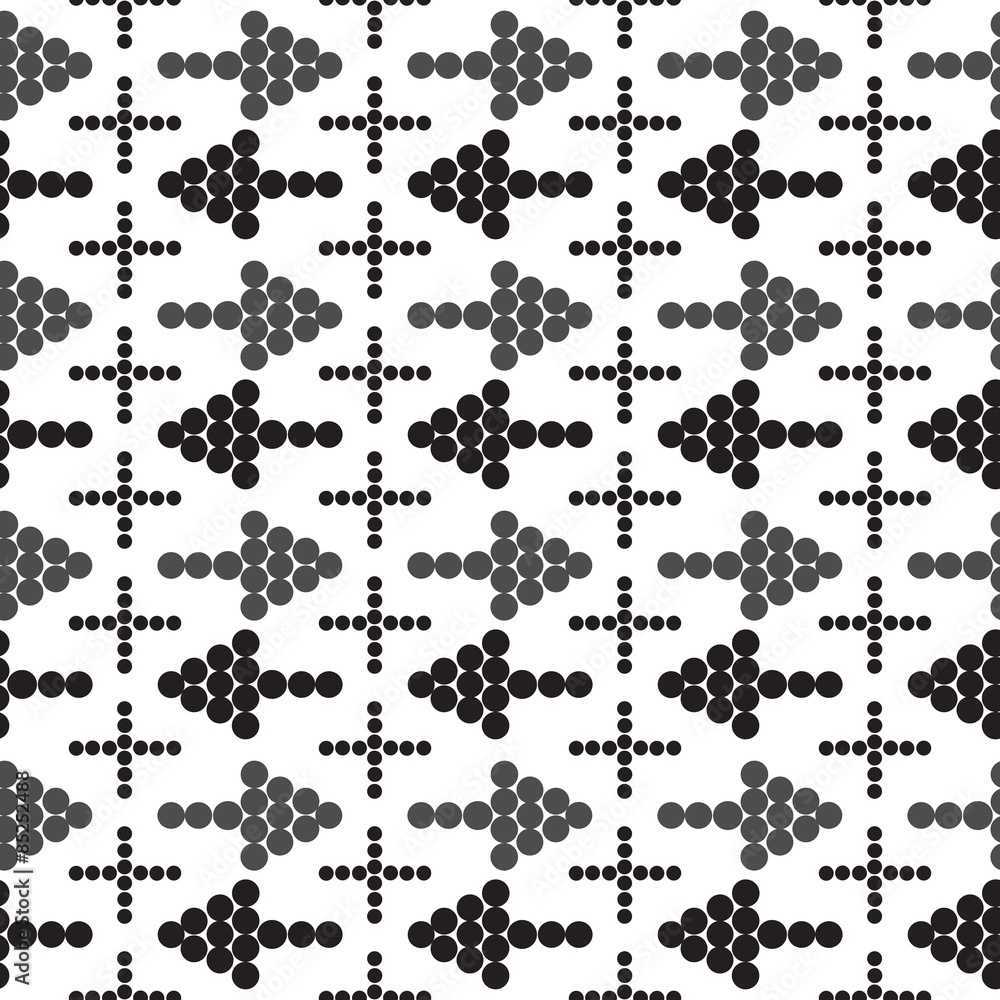 ornament seamless arrows in different directions. Cross ornament seamless arrows in different directions. Cross
