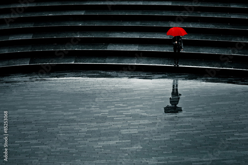 parapluie seul solitude triste dépression