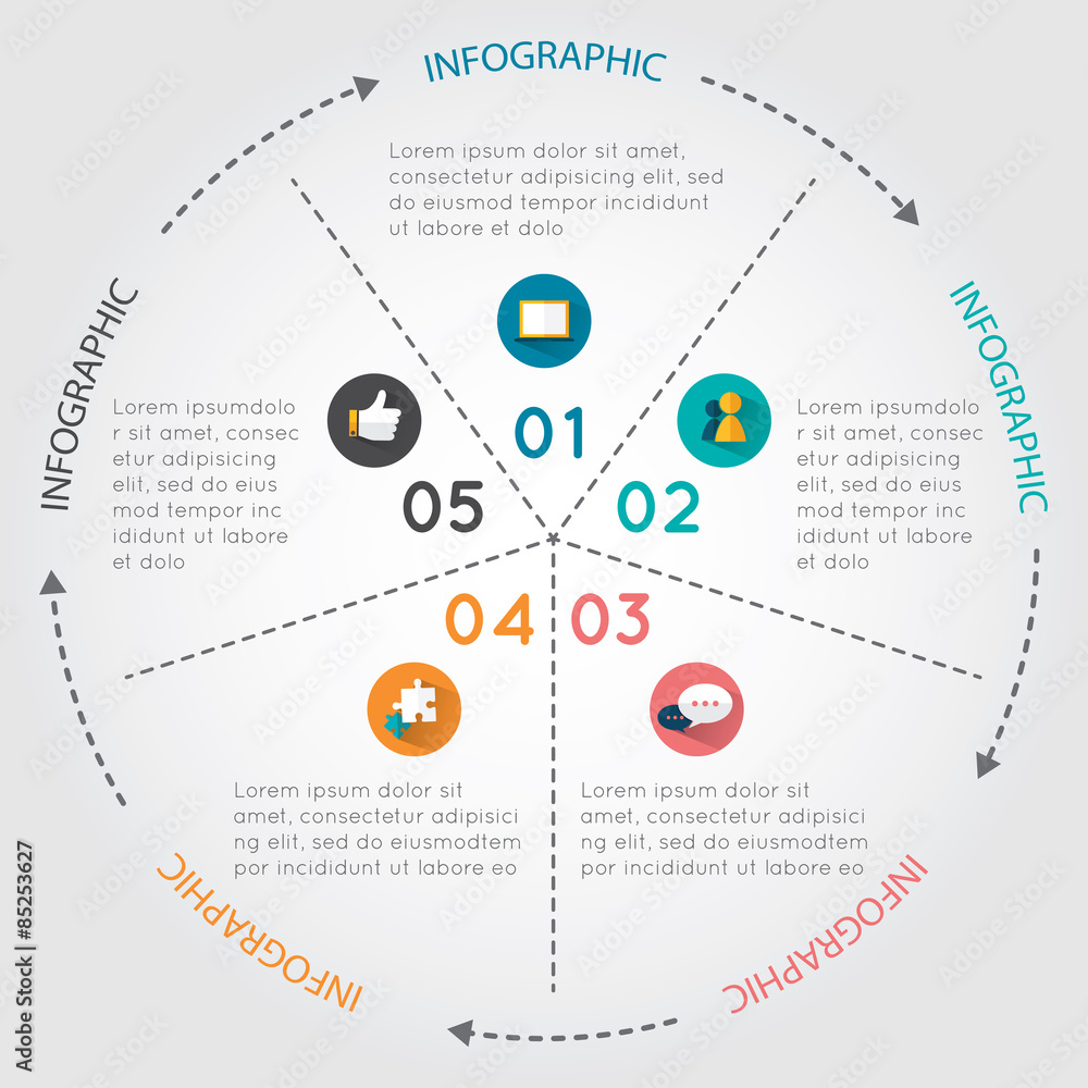 Circular Chart Infographic