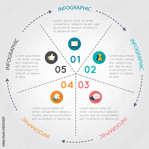 Circular Chart Infographic