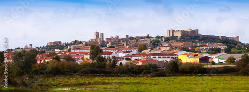  Panorama of Trujillo with castle
