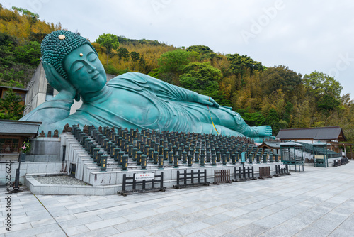 The Reclining Buddha of Nanzoin Temple in Fukuoka, Japan