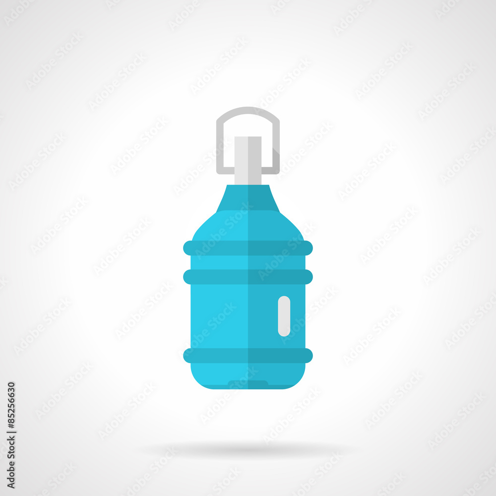 Plastic bottle flat vector icon Plastic bottle flat vector icon
